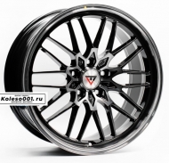 Wheelegend VLF-P03 R18 8.5 et38 5*108 63.4 (ip-1189) black machine lip and centre