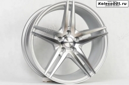 Style Vossen-302 R16 7j ET35 5*100 (G456-1) Серебро с полировкой