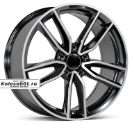 255 OEM R18 8J ET45 5*112 66.6 Black Machined