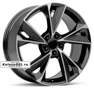 347 OEM R21 9.5J ET30 5*112 66.6 Black Machined