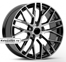 342 OEM R18 8J ET30 5*112 66.6 Black Machined