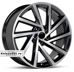 352 OEM R18 8J ET38 5*112 57.1 Black Machined
