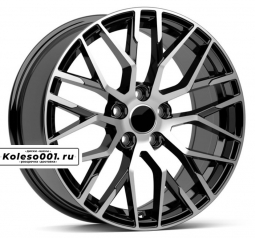 342 OEM R19 8.5J ET33 5*112 66.6 Black Machined