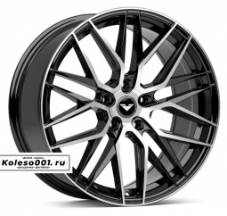 510 VRST R20 8.5J ET35 5*114.3 67.1 Black Machined