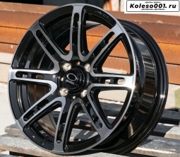 Oasis Genius 2 R15 6.5j ET38 4*100 73.1 (J183) Черный с полировкой