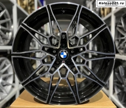 BMW R19 8.5/9.5j ET25/35 5*112 66.6 (ip-5187 ab) black machine face