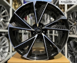 Audi Flow Forming r20 9j et+28 5*112 66.6 (ip-5190) black machine face