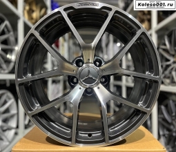 Mercedes r18 8.5/9.5j ET35 5*112 66.6 (ip-1338.1339) gunmetal machine face