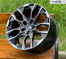 BMW 913M Style 5592 R22 9.5/10.5J ET30/35 5*112 66.6 Gloss black face 