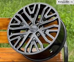 Chevrolet/Cadilac 0317 R22 9J ET24 6*139.7 78.1 Black and polish lip