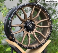 Fuel Rebel 6098 R20 9J ET10 6*139.7 110.1 Matte bronze black lip