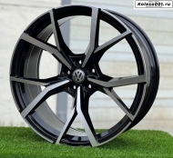 VolksWagen R-line 5499 R20 8.5J ET35 5*112 57.1 Gloss black face