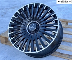 Mercedes R20 8.5/9.5J ET32/38 5*112 66.6 Gloss black face
