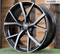 VolksWagen R-line 5499 R19 8.5J ET42 5*112 57.1 Gloss black face