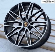 Porsche R20 9J ET45 5*130 71.6 Gloss black face