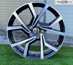 Volkswagen 5358 R18 7.5J ET45 5*112 57.1 Gloss black face