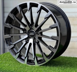 Audi 0351 R18 8J ET40 5*112 66.5 Gloss black face