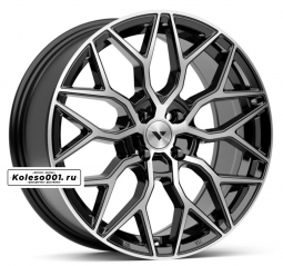 611 HFT R17 7.5J ET38 4*100 73.1 Black Machined