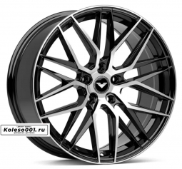 510 VRST R18 8J ET38 5*112 66.6 Black Machined