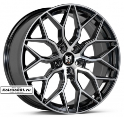 611 HFT R18 8J ET38 5*112 66.6 Black Machined