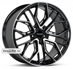 FF 205 R20 9J ET33 5*114.3 73.1 Black Machined Coating