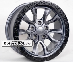 Jeep 1356 R17 J8.5 ET0 5*127 (R543) Матовый графит, черный матовый обод