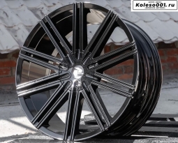 Procast PY9079 R20 8.5j ET35 5*108 / 5*114.3 73.1 (J192) Черный 
