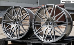 Кованные BMW 818 M R22 J9.5/10.5 ET+32/+43 5*112 66.6 (FG009-FG010) Графит с полированными спицами