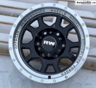 OFF-ROAD 5815 R15 8J ET-10 6*139.7 110.1 BLACK AND POLISH