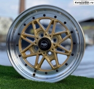 Work Equip 03 8008 R15 5.5J ET35 4*100 73.1 GOLD