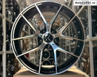 Mercedes r19 9j ET43 5*112 66.6 (ip-1775 b) black machine face
