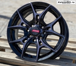 Rays G025 RGW 040L R14 5.5J ET35 4*100/4*114.3 73.1 BLACK FACE DARK LAQUIER