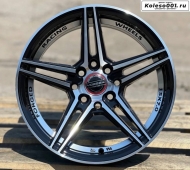 Vossen RGW-8802 R15 7J ET35 4*100/4*114.3 73.1 BLACK AND POLISH LIP