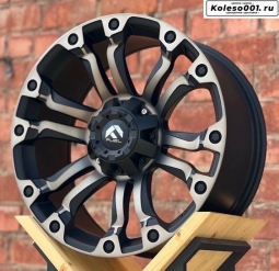 Fuel Off-Road 6081 R20 9J ET18 6*139.7 106.0 MATTE BLACK+BRONZE TINTED