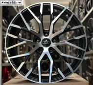 Audi R20 9j ET+30 5*112 66.6 (ip-5076) black machine face