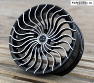 RGW1301 R16 7J ET35 4*100 73.1 BLACK AND POLISH LIP