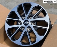 Hyundai 6128 R17 6.5J ET56 6*139.7 92.5 GLOSS BLACK FACE