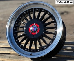 Alpina RGW6623 R17 8J ET25 4*100/4*114.3 73.1 BLACK AND POLISH LIP 