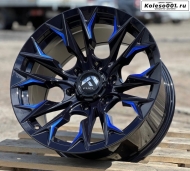 off-road Fuel 488 R17 9J ET0 6*139.7 110.0 BLACK AND POLISH LIP