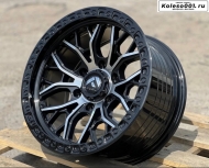 off-road Fuel 616 R17 9J ET0 6*139.7 110.0 MATTE BLACK POLISH FACE