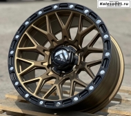 off-road Fuel 527 R17 9J ET0 6*139.7 110.0 MATTE BRONZE BLACK LIP