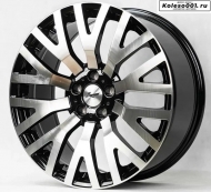 Style Kahn RS-2 R20 8.5j ET35 5*114.3 73.1 (J172) Черный c полировкой