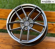 HRE FF21 5605 R17 7.5J ET35 5*100 73.1 HYPER BLACK