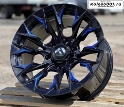 off-road Fuel 488 R18 9J ET0 6*139.7 110.0 BLACK AND POLISH LIP