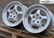 Porsche 879 R18 8/9.5J ET50 5*130 71.6 SILVER FACE