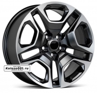 314 OEM R17 7.5J ET35 5*114.3 60.1 Matt Black Machined