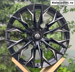 FUEL 0365 R22 10j 6/139.7 18et 110.1 black milling 