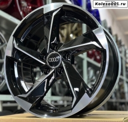 Audi R17 7.5j ET+35 5*112 66.6 (ip-5084) black machine face