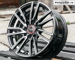 RGW 452 R14 6.0j ET35 4*100/4*114.3 73.1 (T440) Черный с полированными спицами- фрезерованная внутренняя часть с покрытием лаком