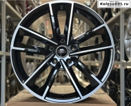 Audi R19 8.5j ET+35 5*112 66.6 (ip-5560) black machine face